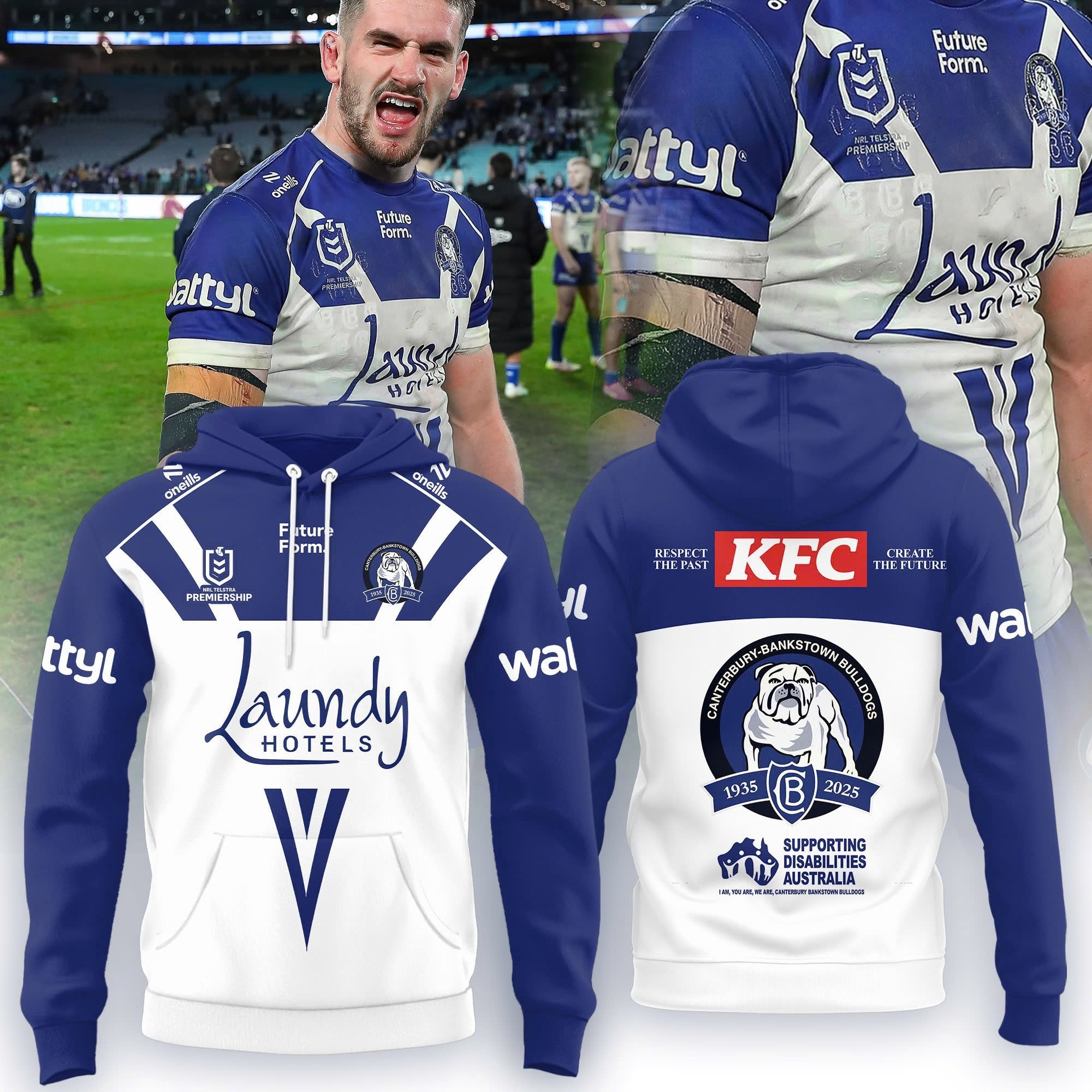 Canterbury Bankstown Bulldogs 2025 Hoodie Gift Ideas For Fans