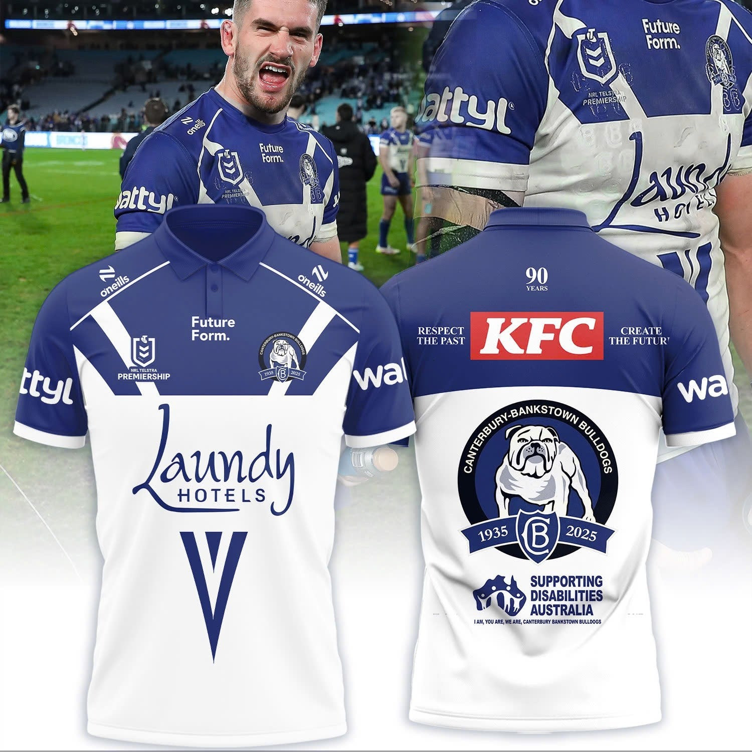 Canterbury Bankstown Bulldogs 2025 Polo Shirt Gift Ideas For Him