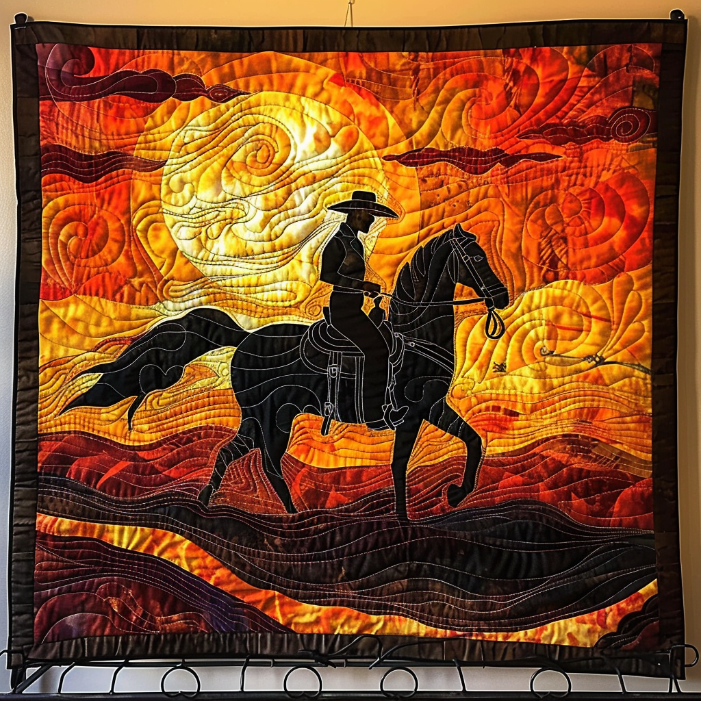 Canyon Canter Quilted Blanket Gift Ideas For Cow Lovers