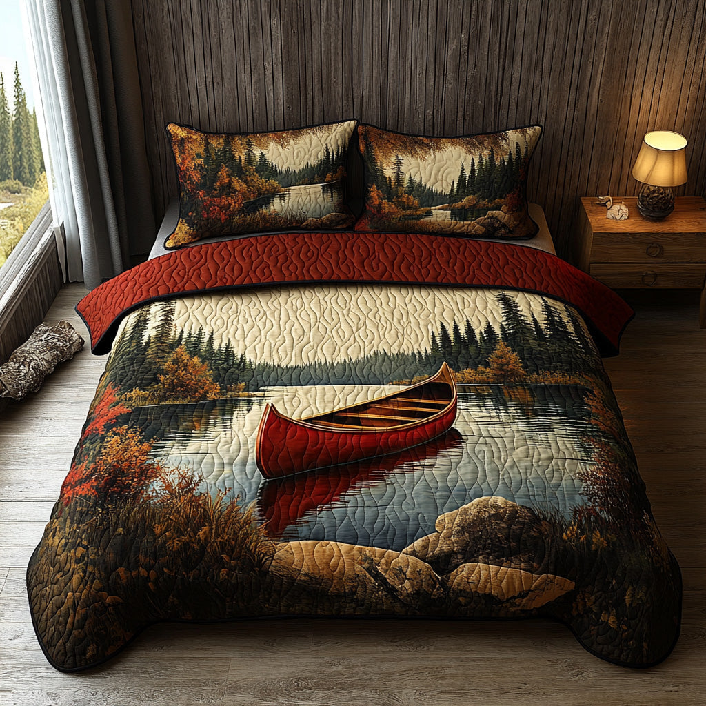 Canyon Current Quilted Bedding Set Forest Themed Bedroom Christmas Ideas Present For Men