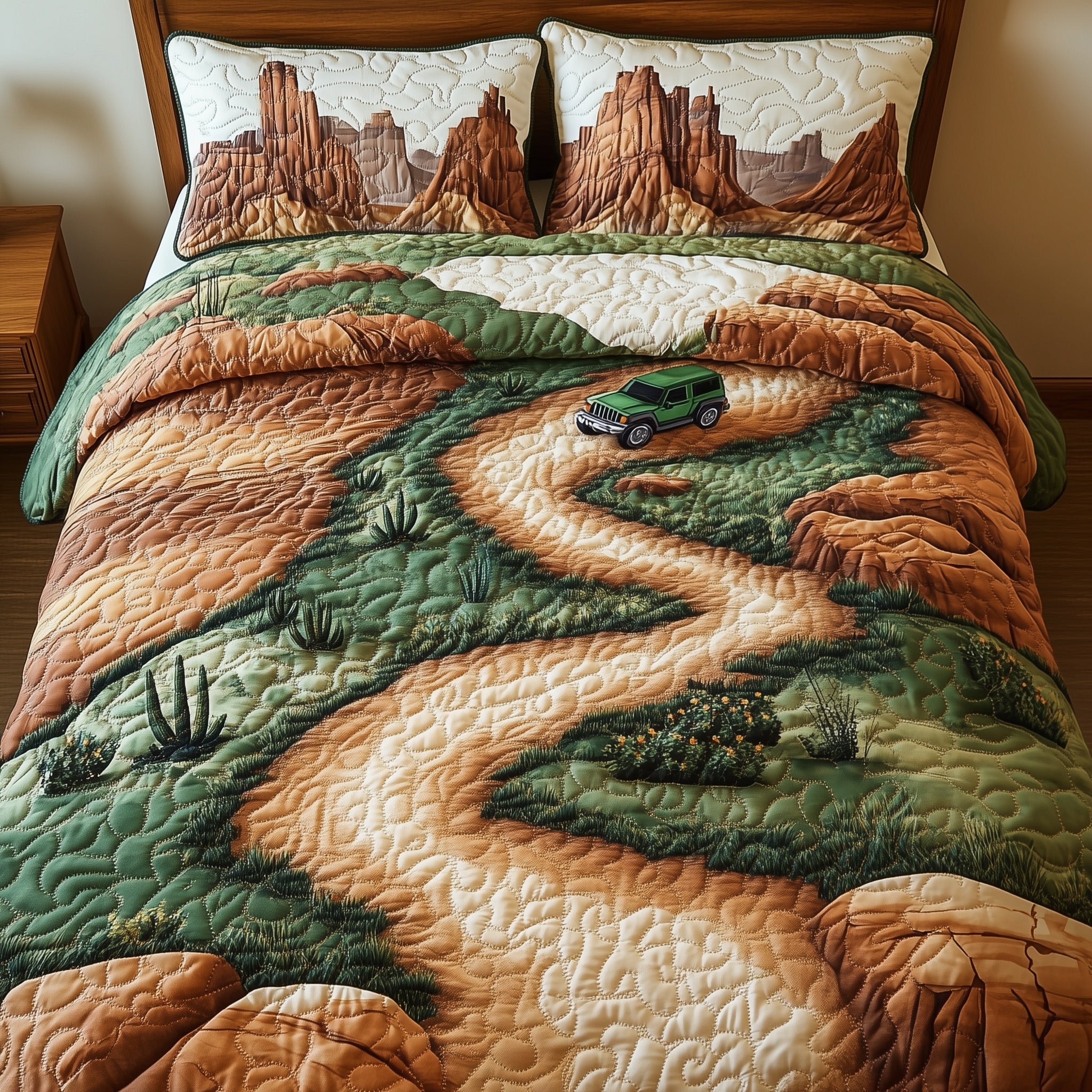 Canyon Trail Drive Quilted Bedding Set Duvet Cover Merchandise Meaningful Birthday Gifts For Mom