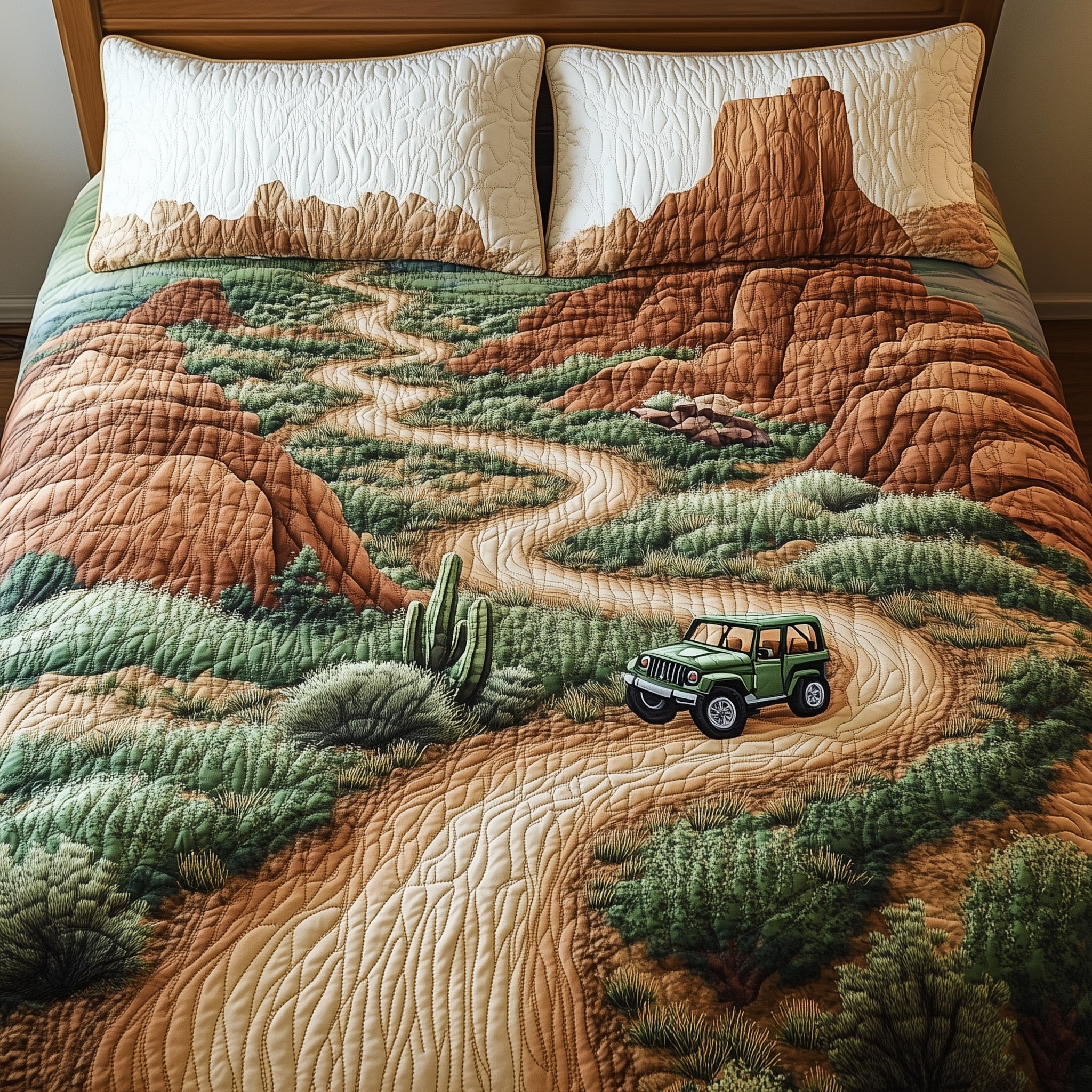 Canyon Trail Drive Quilted Bedding Set Duvet Cover Merchandise Meaningful Gifts For Him Birthday