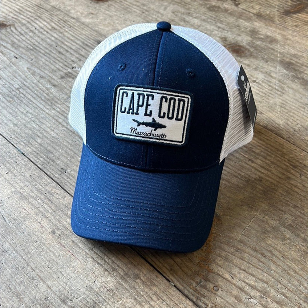 Cape Cod Shark Embroidered Baseball Hat Cape Cod Massachusetts Great White Shark Bite Hat Cape Cod Shark Embroidered Baseball Hat Cape Cod Massachusetts Great White Shark Bite Hat