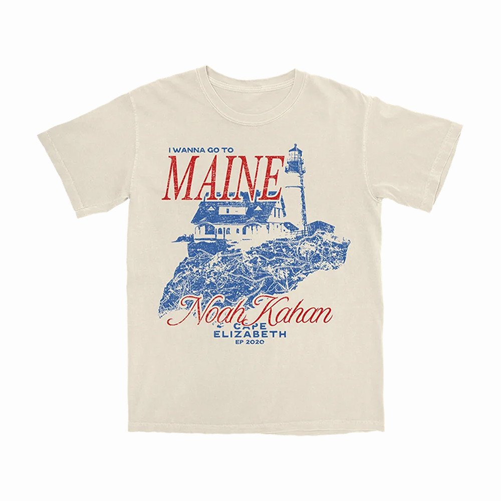 Cape Elizabeth Noah Kahan T-Shirt I Wanna Go To Maine Shirt Noah Kahan Fan Gift For Boyfriend