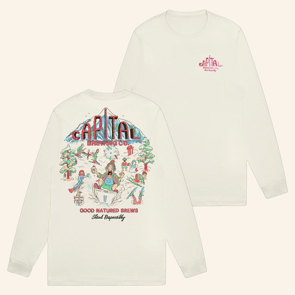 Capital Brewing Merch Simon Perini Winter Long Sleeve T-Shirt Gifts For Dudes Capital Brewing Merch Simon Perini Winter Long Sleeve T-Shirt Gifts For Dudes