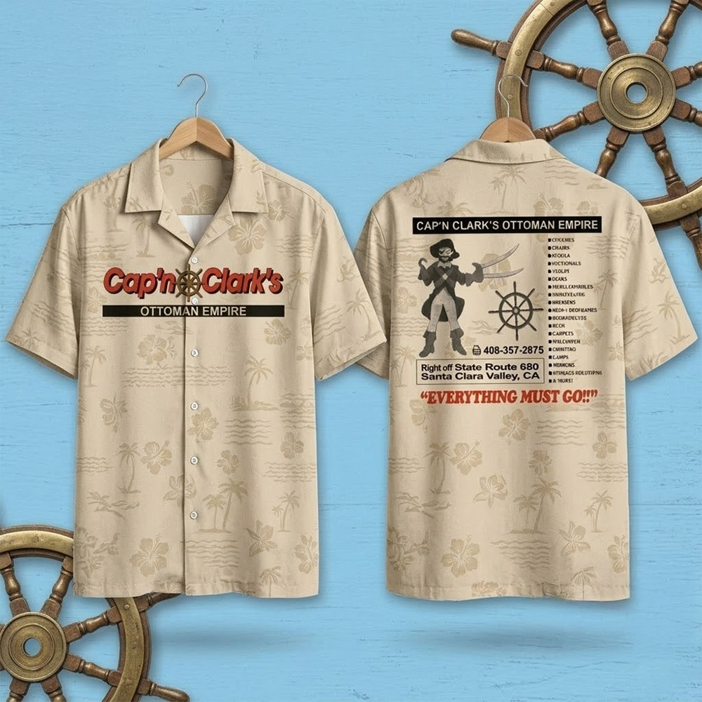 Cap'n Clark's Ottoman Empire Hawaiian Shirt Backrooms Clothes Gift For Friends