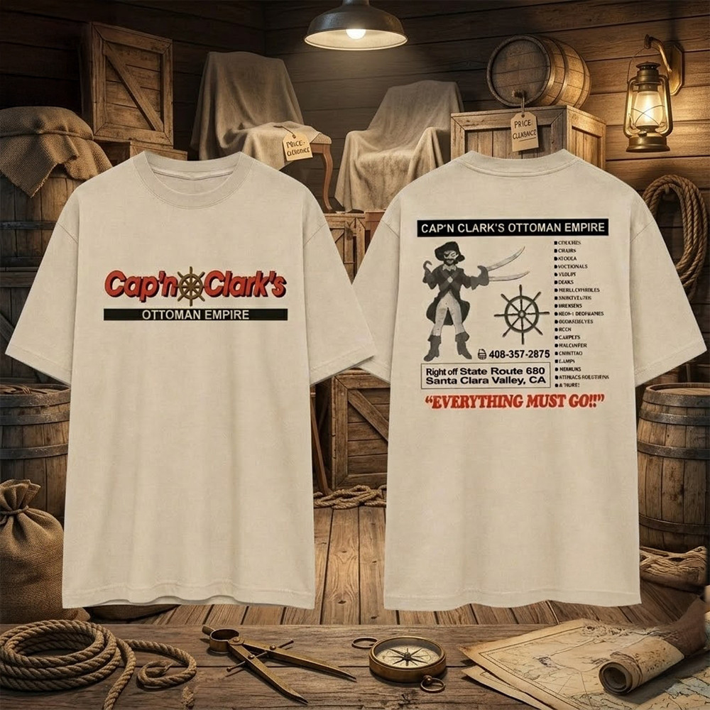 Cap'n Clark's Ottoman Empire T-Shirt Backrooms Merch Unique Gift For Boyfriend