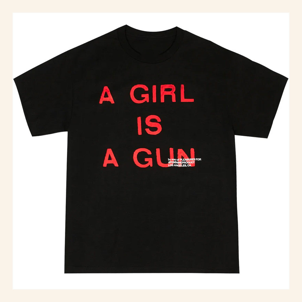 Capsule Merch Girl Is A Gun Black T-Shirt Gifts For Her Capsule Merch Girl Is A Gun Black T-Shirt Gifts For Her