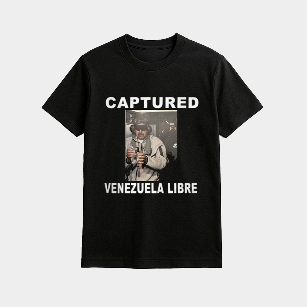 Captured Nicolas Maduro Venezuela Libre Shirt Support Venezuela T-Shirt Dad Gifts