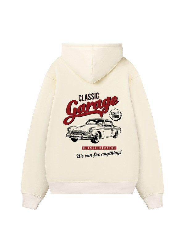 Car Classic Garage Since 1998 Hoodie We Can Fix Anything Clothes Gifts For Classic Car Lovers