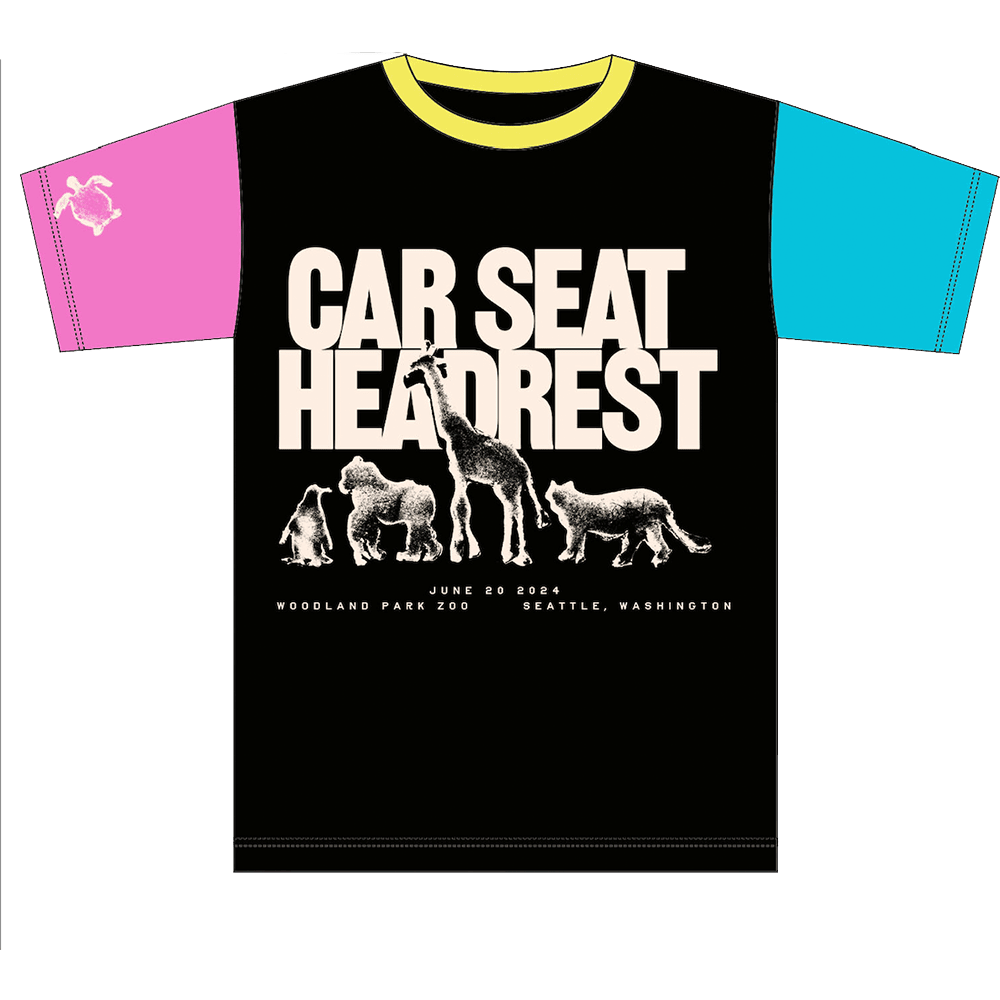 Car Seat Headrest Merch Woodland Park Zoo Animal Colorblock Tee Christmas Gift for Him Car Seat Headrest Merch Woodland Park Zoo Animal Colorblock Tee Christmas Gift for Him