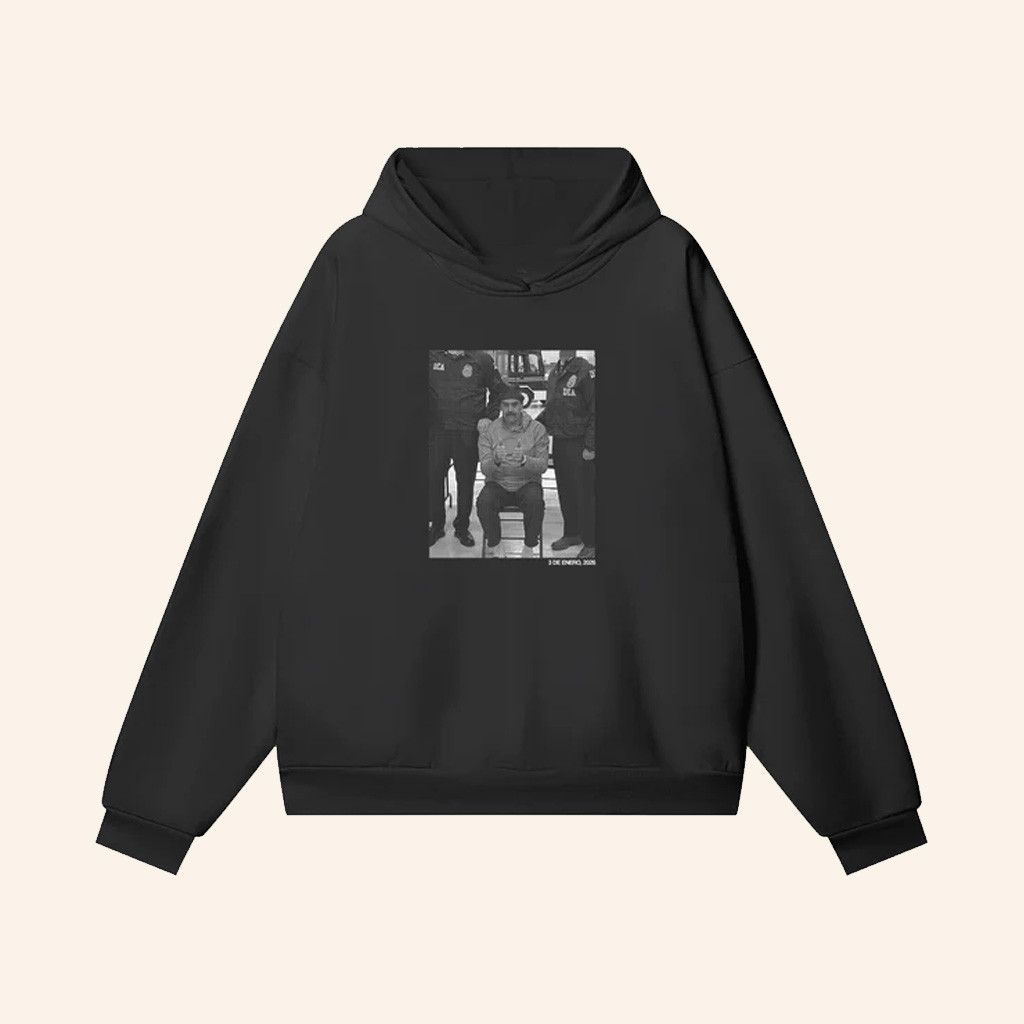 Caracas Merch 3 De Enero Black Hoodie Nicolas Maduro Captured Hoodie Support Venezuela Merch Caracas Merch 3 De Enero Black Hoodie Nicolas Maduro Captured Hoodie Support Venezuela Merch