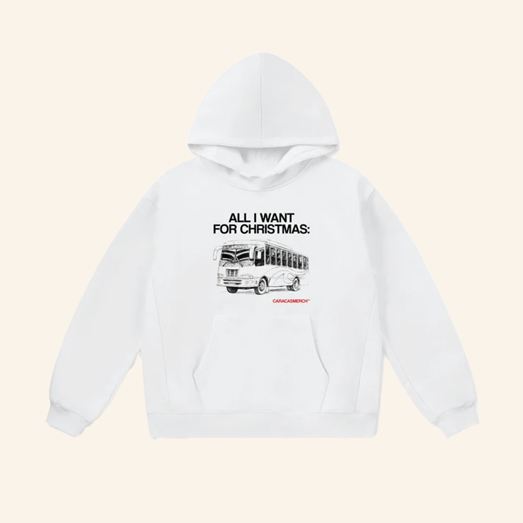 Caracas Merch All I Want For Christmas Hoodie Christmas Gift Ideas For Him