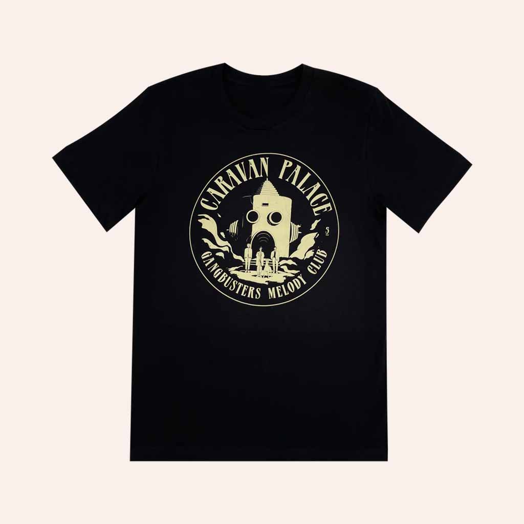 Caravan Palace Merch Gangbusters Melody Club Logo T-Shirt Best Gift For Husband Caravan Palace Merch Gangbusters Melody Club Logo T-Shirt Best Gift For Husband
