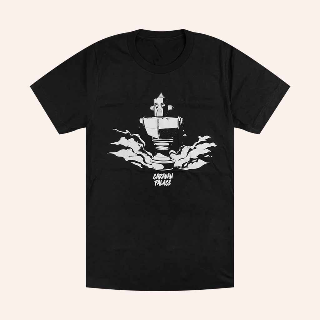 Caravan Palace Merch Wings Black T-Shirt Christmas Gift Ideas For Him Caravan Palace Merch Wings Black T-Shirt Christmas Gift Ideas For Him