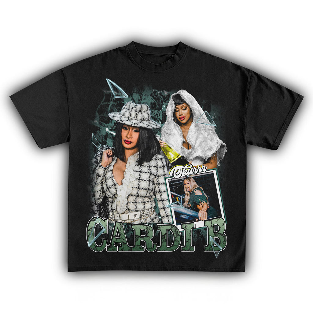 Cardi B Black T-Shirt Fan Merch Birthday Gifts For Music Lovers Cardi B Black T-Shirt Fan Merch Birthday Gifts For Music Lovers