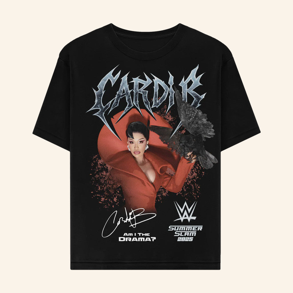 Cardi B Merch Am I The Drama X WWE Shirt Gifts For Girlfriend
