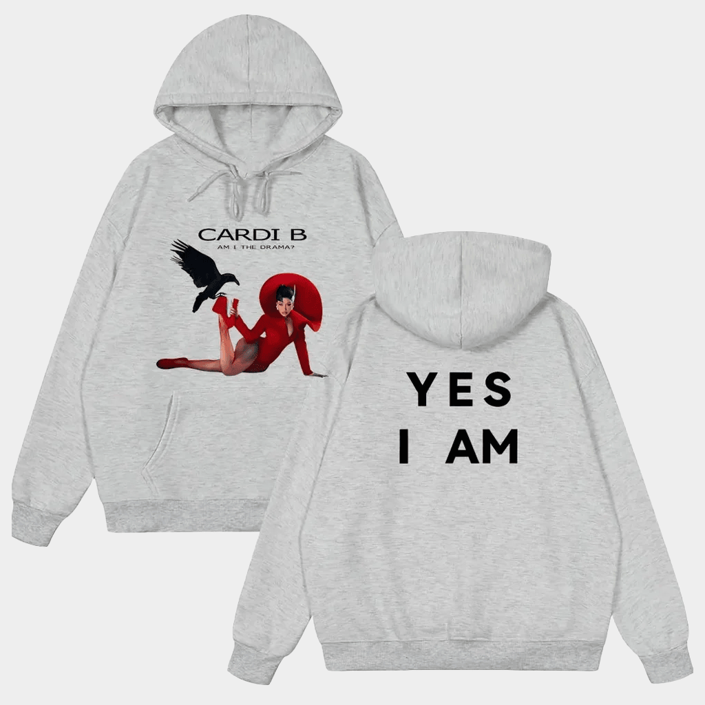 Cardi B Merch Cardi B Am I The Drama Album Hoodie Gifts For Rapper Fans