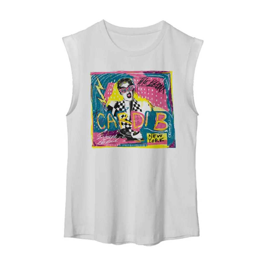 Cardi B Merch Invasion of Privacy Sketch Muscle Tank Gift Ideas For Fans Cardi B Merch Invasion of Privacy Sketch Muscle Tank Gift Ideas For Fans