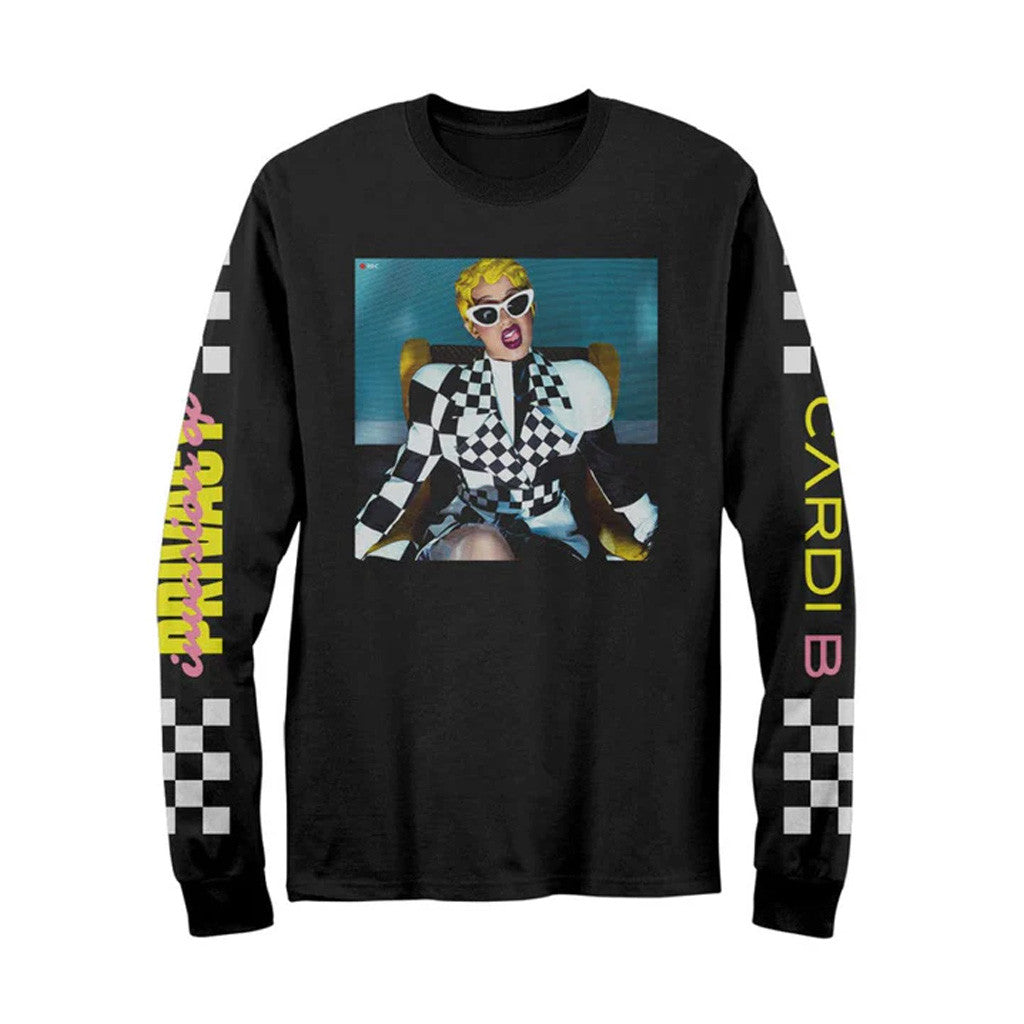 Cardi B Merch IOP Album Cover Long Sleeve T-Shirt Gift Ideas For Fans Cardi B Merch IOP Album Cover Long Sleeve T-Shirt Gift Ideas For Fans