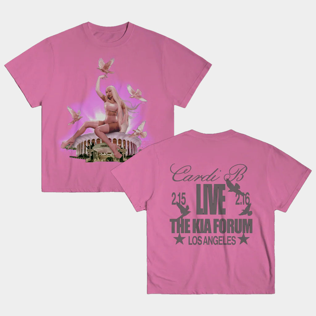 Cardi B Merch The Kia Forum T-Shirt Cardi B Live 2026 Merch Present For Music Lovers Cardi B Merch The Kia Forum T-Shirt Cardi B Live 2026 Merch Present For Music Lovers