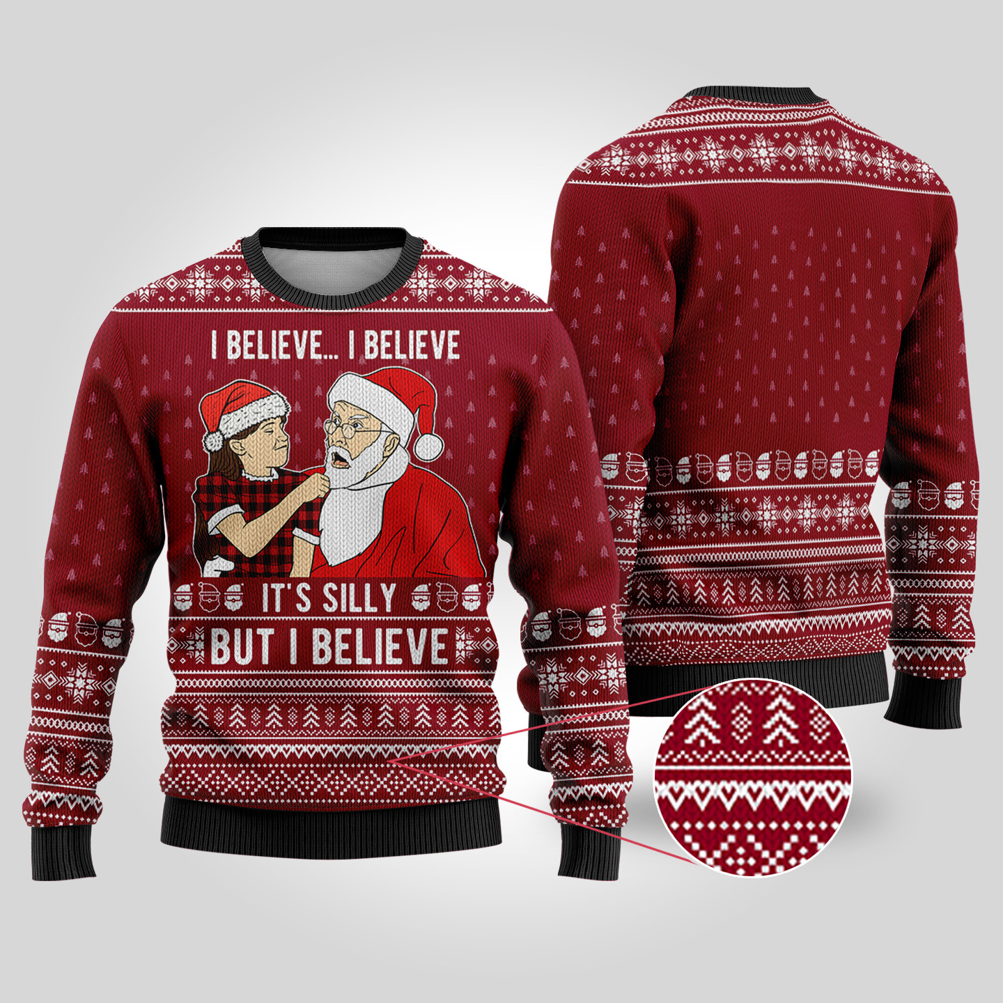 Cardinal Red Miracle On 34th Street Funny Ugly Christmas Sweater Meaningful Holiday Gift Merch to Show You Care