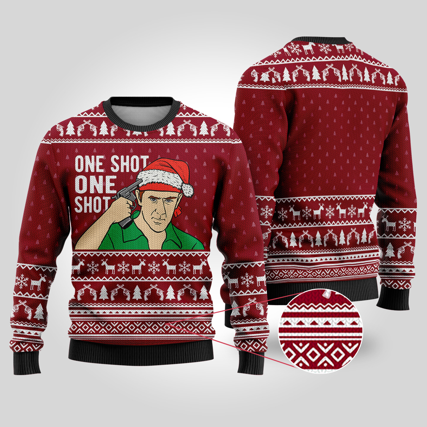 Cardinal Red The Deer Hunter Funny Ugly Christmas Sweater Meaningful Holiday Gift Merch to Show You Care