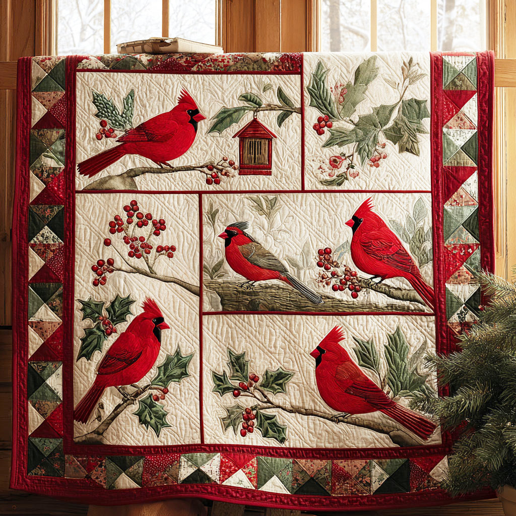 Cardinal Spirit Quilt Blanket Cardinal Blanket Throw Cardinal Gifts For Mom