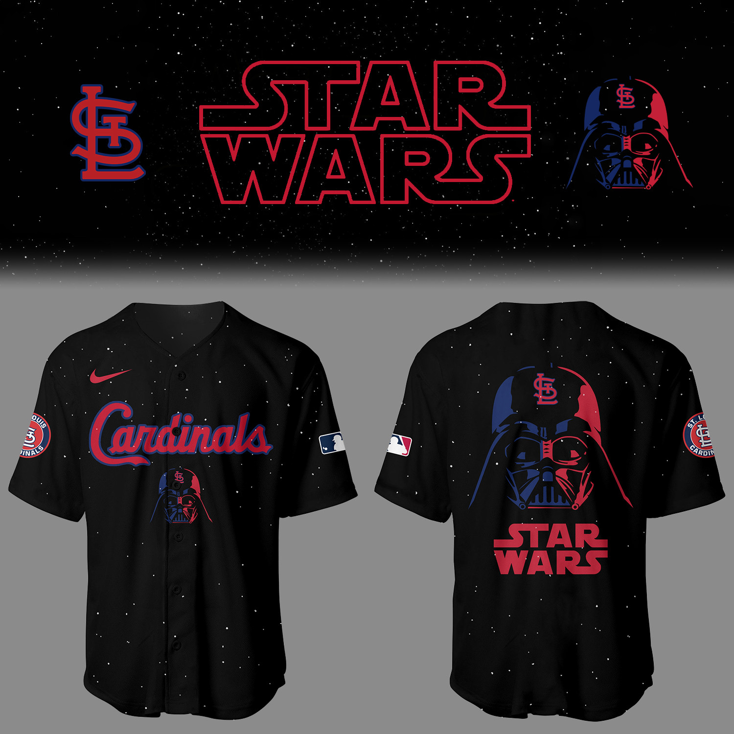 Cardinals x Star Wars Night Jersey Baseball Coach Gift Ideas