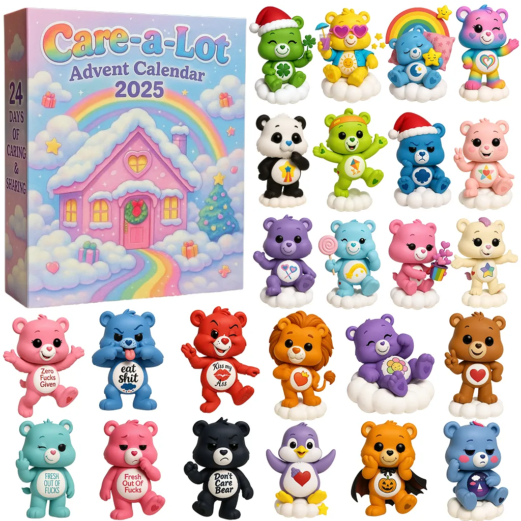 Care A Lot Ornament Advent Calendar 2025 Funny Advent Calendar Christmas Gifts For Kid