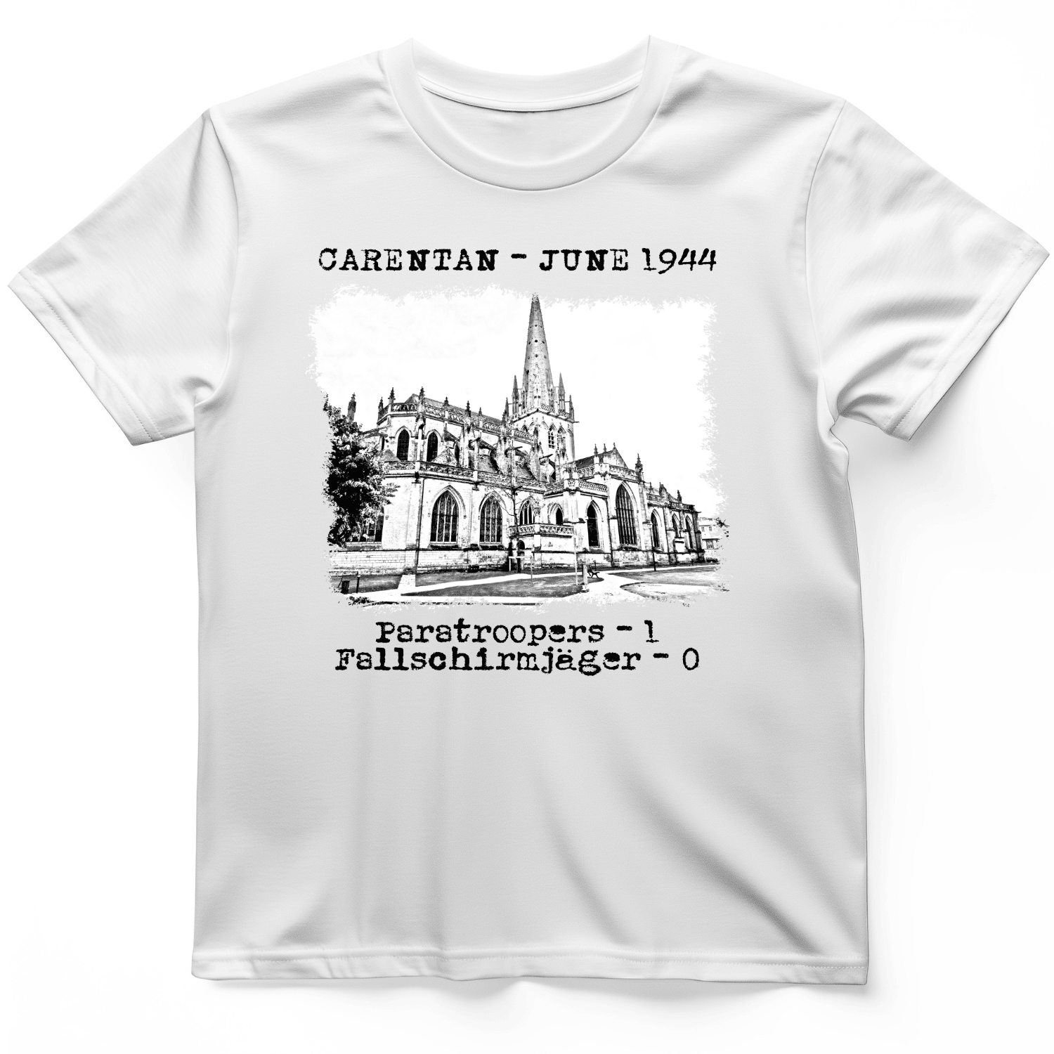 Carentan June 1944 Paratroopers T-Shirt Battle Of Carentan Shirt Gifts For Him