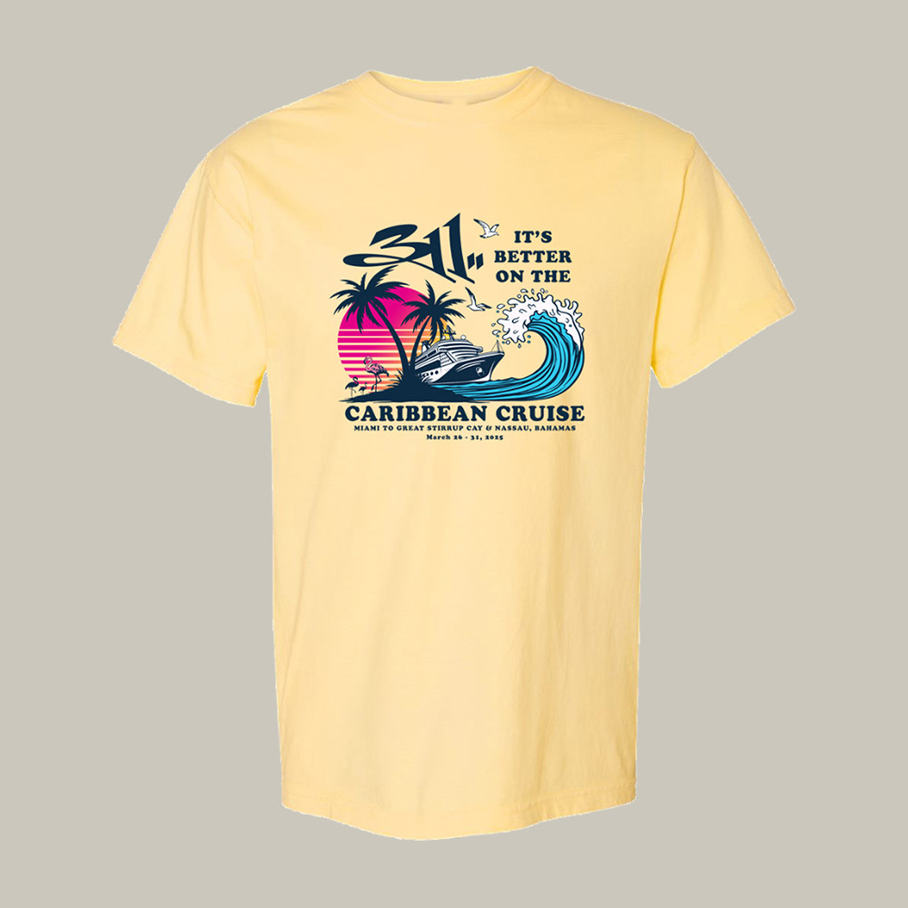 Caribbean Cruise 311 Band T-Shirt Rock Music Band Shirt Music Lover Gift
