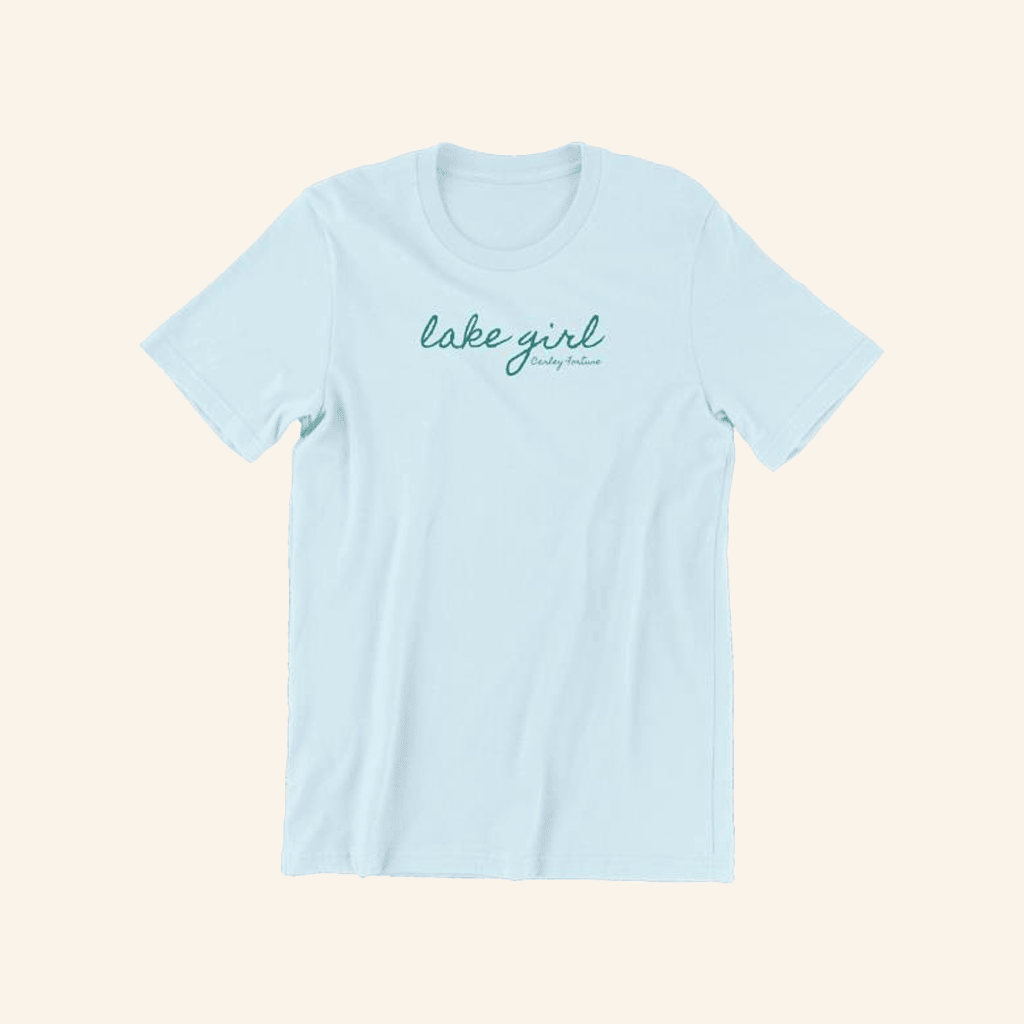 Carley Fortune Merch Lake Girl T-Shirt Gifts For Girlfriend Carley Fortune Merch Lake Girl T-Shirt Gifts For Girlfriend