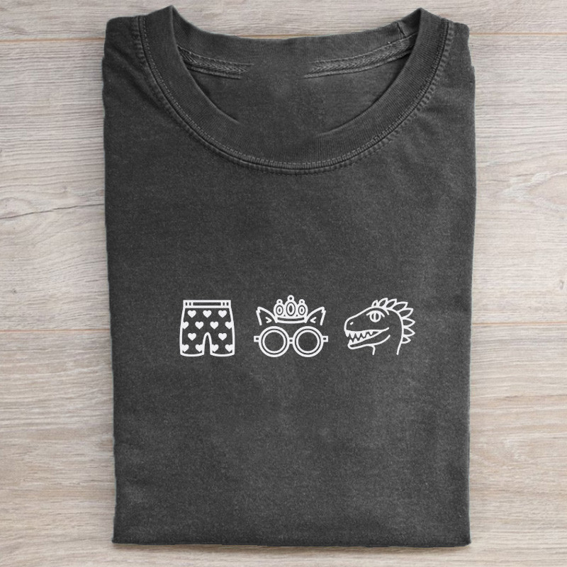 Carls Heart Boxers T-Shirt Princess Donut And Mongo Merch Gifts For Him