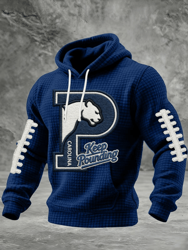 Carolina Football Keep Pounding Hoodie Panthers Merch Gifts Football Fan Gift Ideas