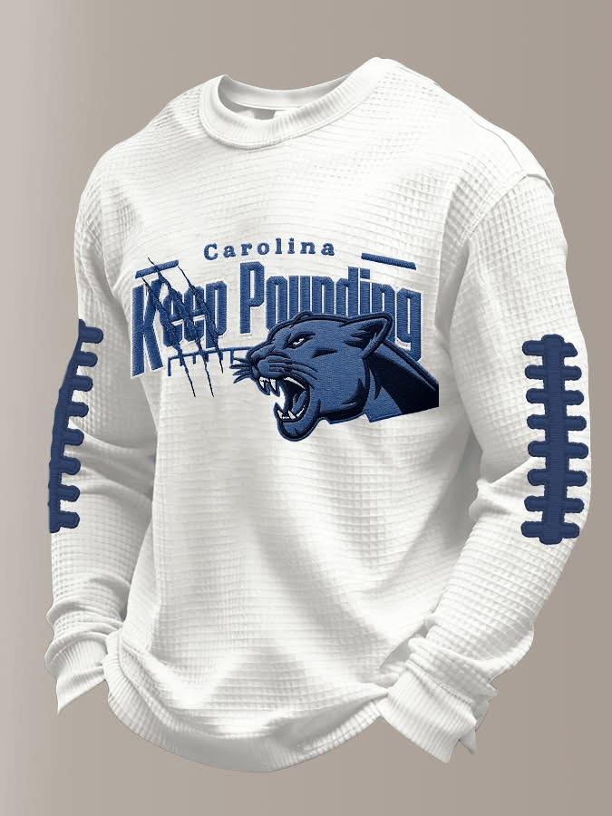 Carolina Football Long Sleeve T-Shirt Carolina Keep Pounding Shirt Game Day Apparel Men's