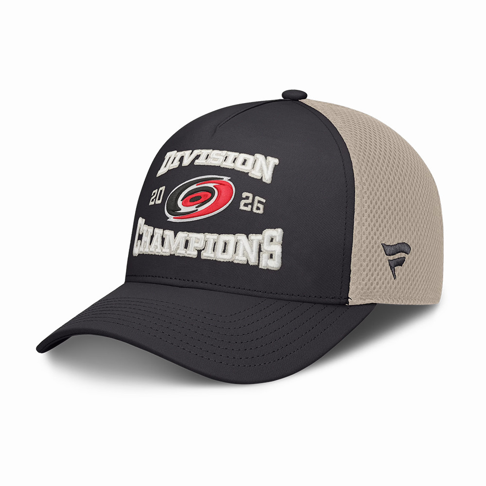 Carolina Hurricanes Division Champions Locker Room Trucker Hat Hockey Merch Gift For Fans