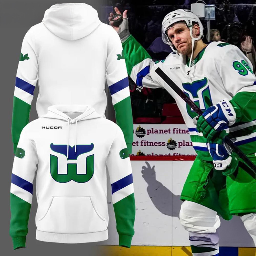 Carolina Hurricanes NHL 2025 Whalers Night Hoodie Unique Gifts For Hockey Fans