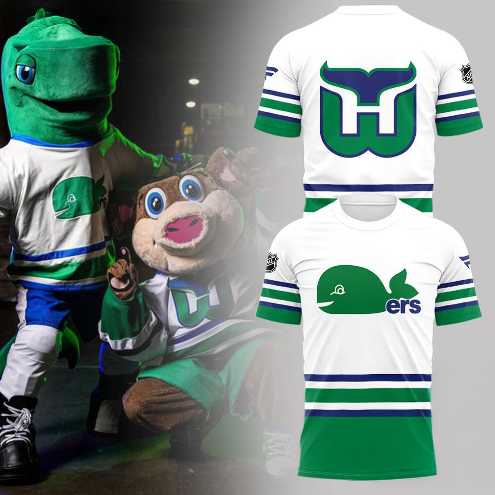 Carolina Hurricanes x Happy Whalers Night T-Shirt Presents For Hockey Lovers