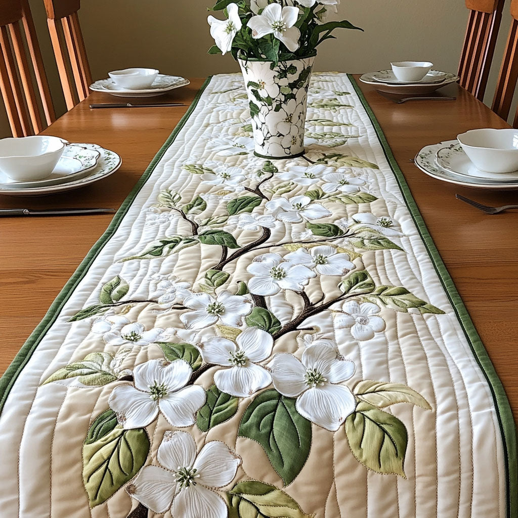Carolina Landscape Quilted Table Runner Flower Table Runner Birthday Gifts For Friends