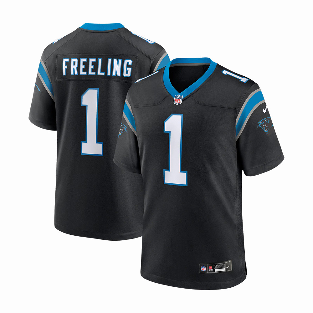 Carolina Panthers Monroe Freeling NFL Draft 2026 Jersey Football Clothes Game Day Gear