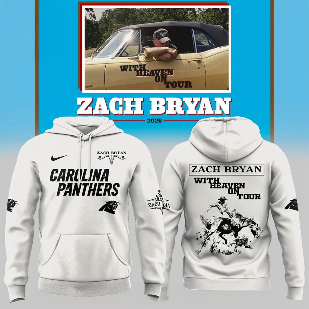 Carolina Panthers x Jack Bryan With Heaven On Tour Hoodie Panthers Merch Gifts For Brother