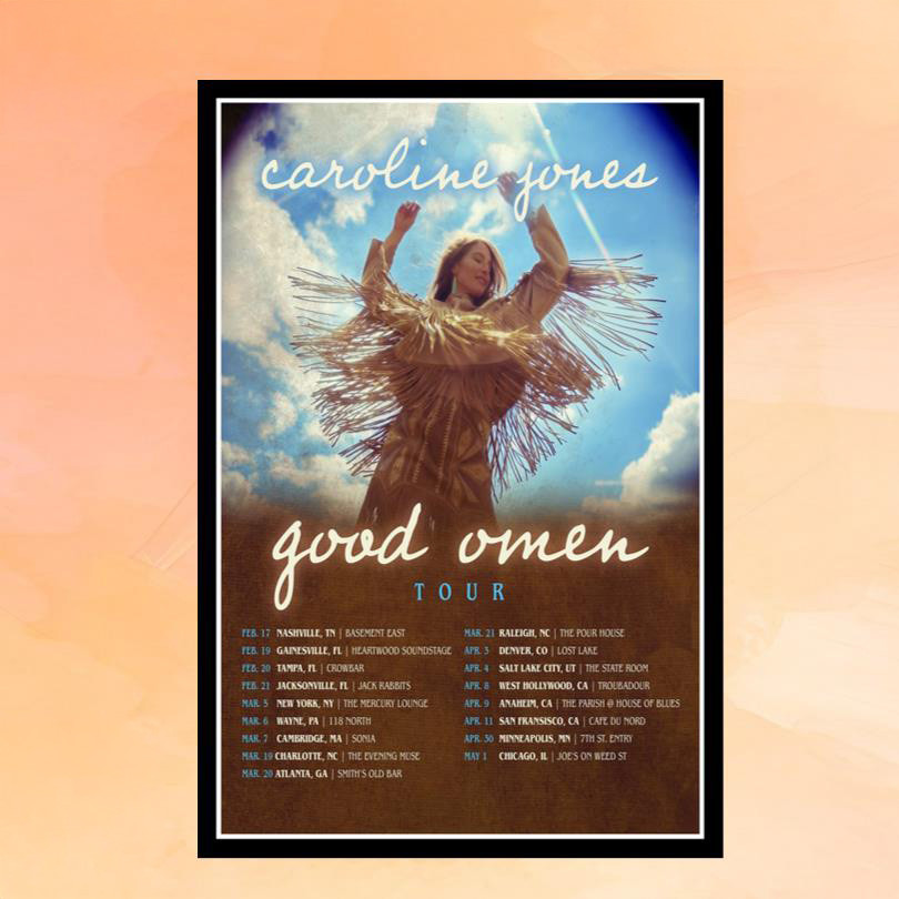 Caroline Jones Merch Good Omen Tour 2026 Poster Wall Art Decor Gifts For Music Lovers