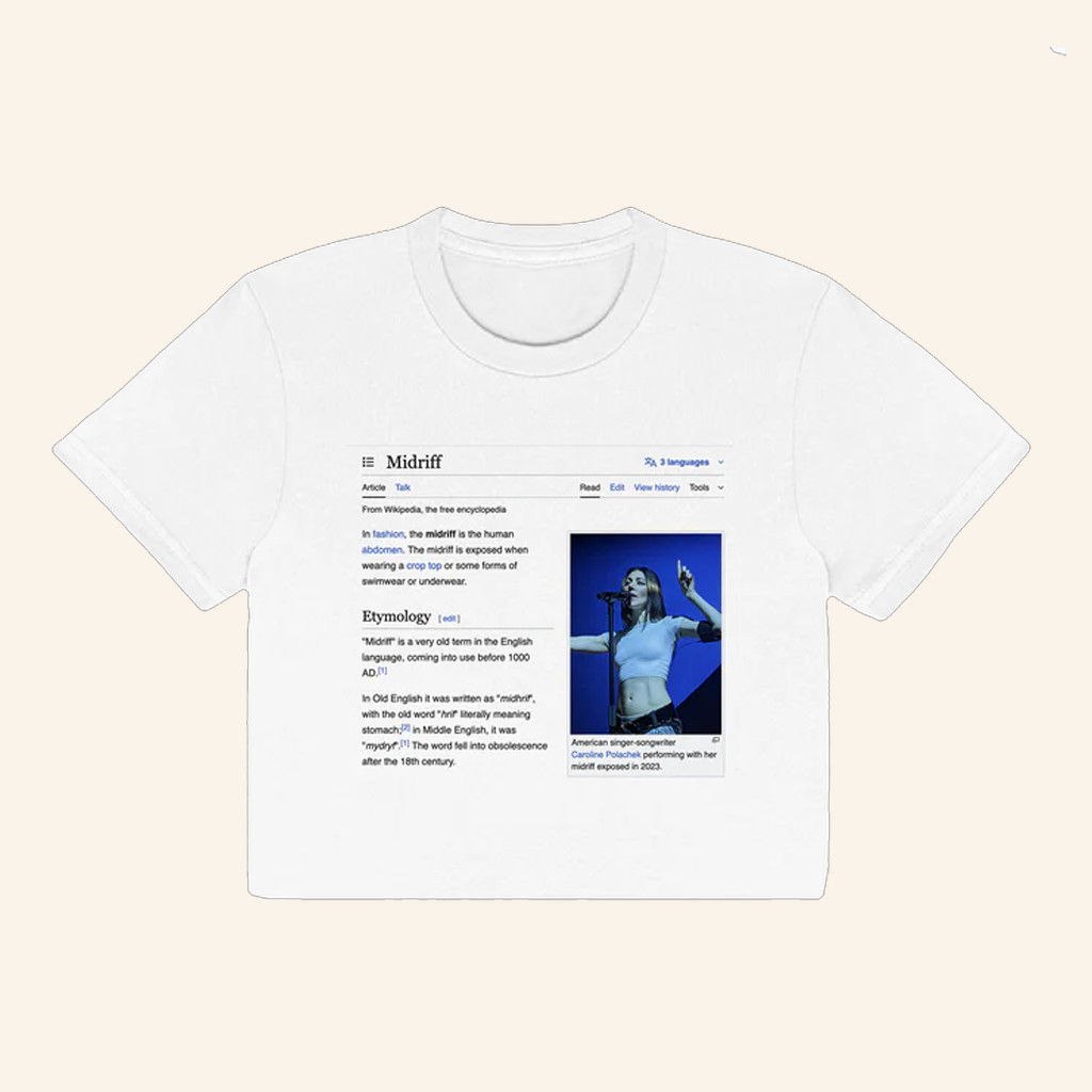Caroline Polachek Merch Wikipediated Cropped Shirt Best Gifts For Sister Caroline Polachek Merch Wikipediated Cropped Shirt Best Gifts For Sister