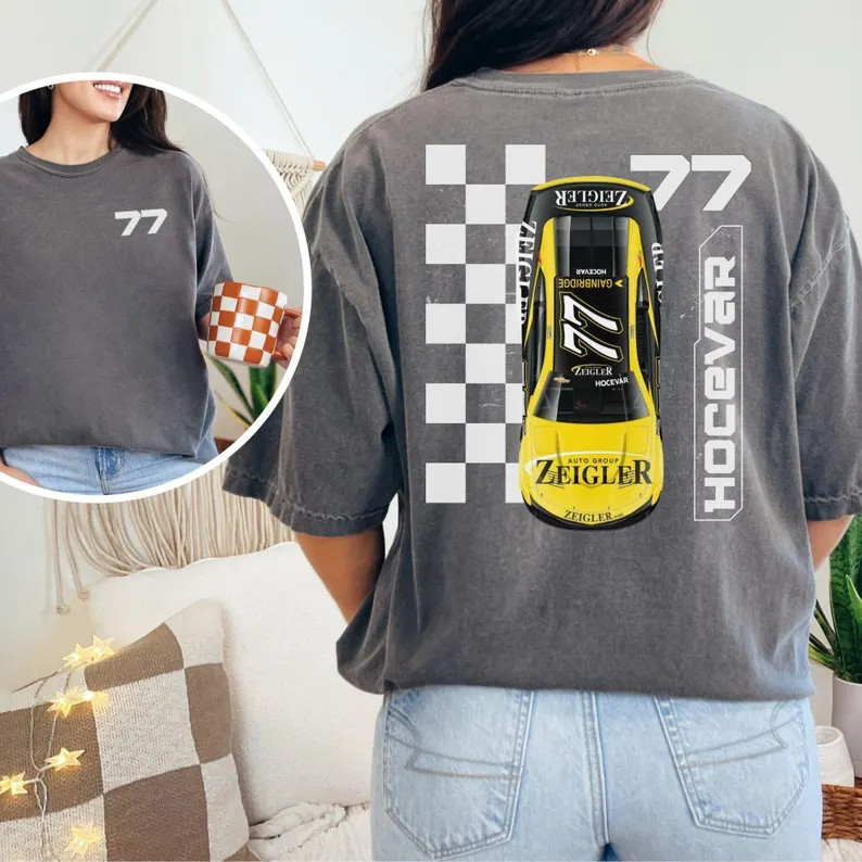 Carson Hocevar 77 Driver T-Shirt Racing Car Merchandise Gift For Race Day Fans