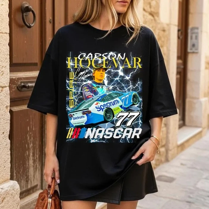 Carson Hocevar 77 Gear T-Shirt Carson Hocevar NASCAR Clothing Gift For Speed Lovers