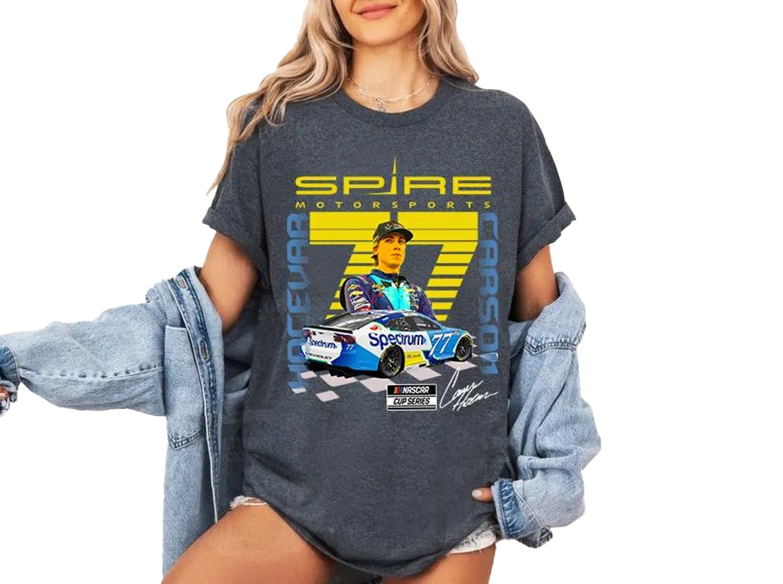 Carson Hocevar 77 Gear T-Shirt NASCAR Driver 77 Merchandise Gift For Racing Community