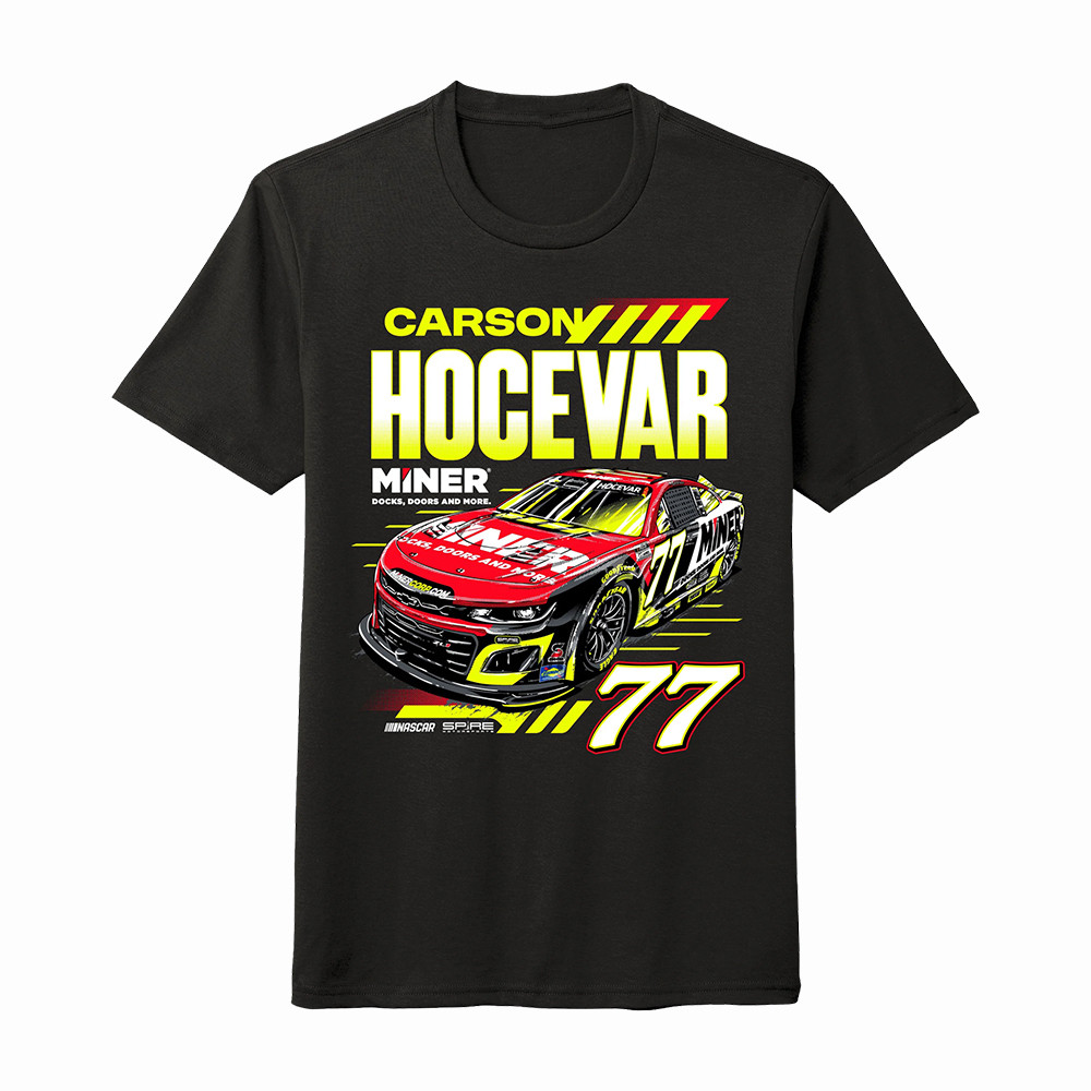 Carson Hocevar 77 Merch Spire Motorsports Racing T-Shirt Gift For Race Fans