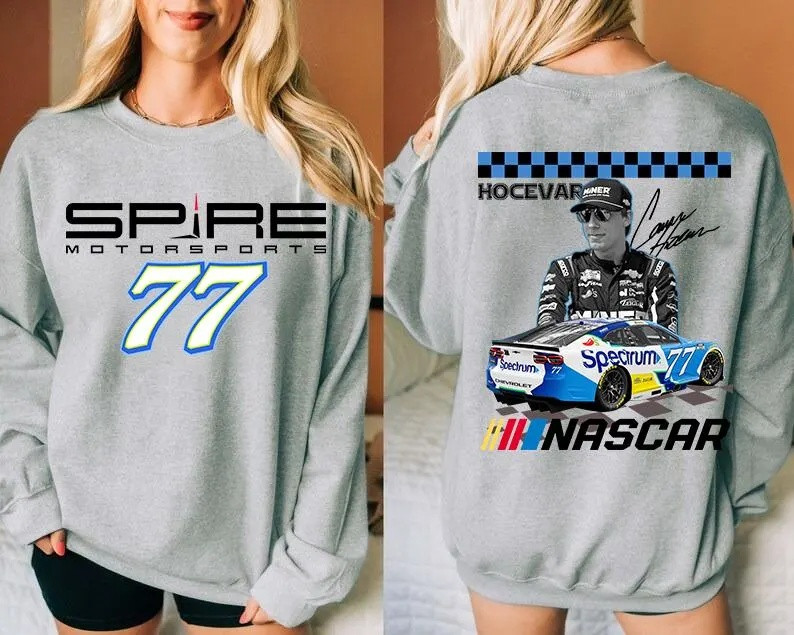 Carson Hocevar 77 Racing Sweatshirt Spire Motorsports 77 Apparel Gift For Racing Community
