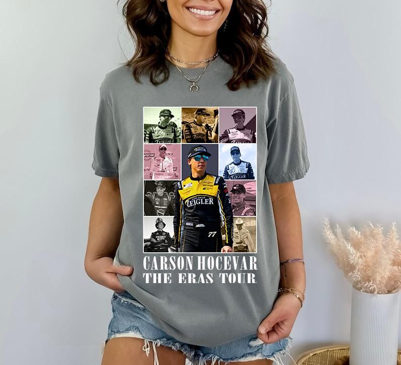 Carson Hocevar 77 Racing T-Shirt Carson Hocevar Eras Tour Shirt Gift For Car Racing Fans